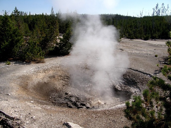 Parco di Yellowstone: Geysers, fumarole, sorgenti calde,....