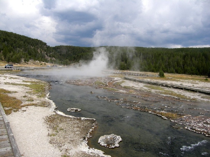 Parco di Yellowstone: Geysers, fumarole, sorgenti calde,....