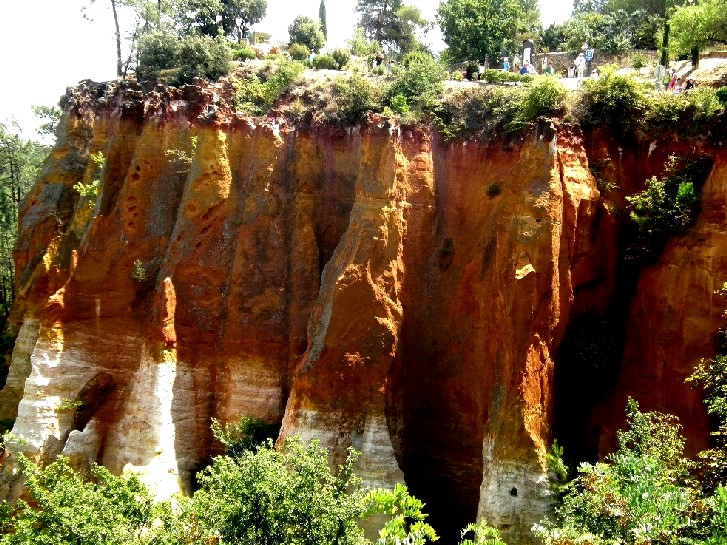 Il Sentiero dell''Ocra a Roussillon (Provenza - Francia)