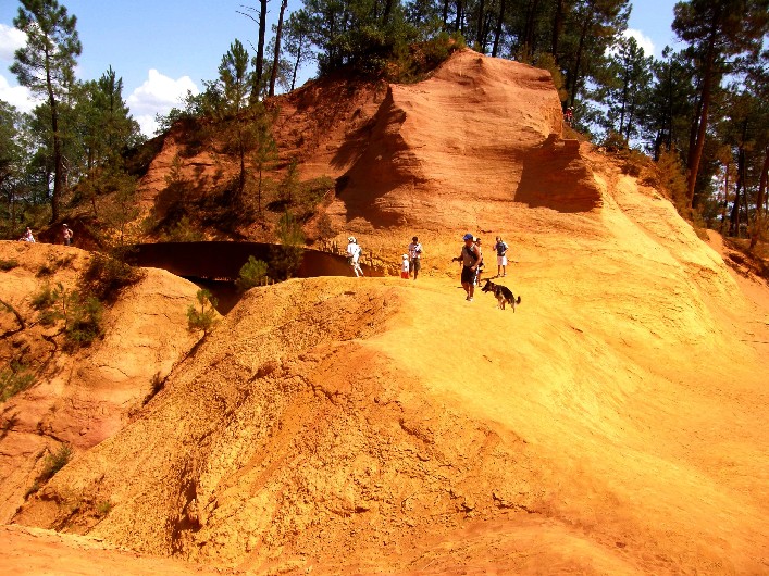 Il Sentiero dell''Ocra a Roussillon (Provenza - Francia)