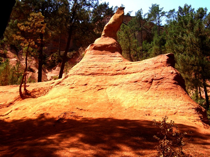 Il Sentiero dell''Ocra a Roussillon (Provenza - Francia)