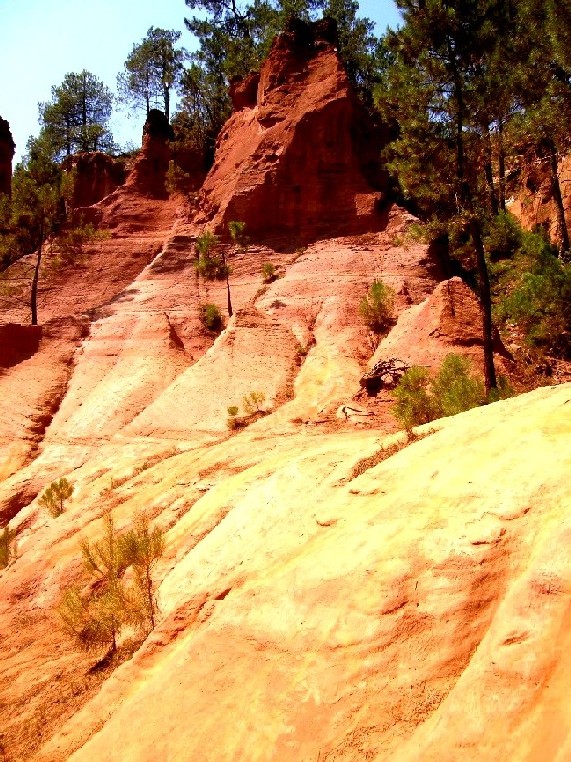 Il Sentiero dell''Ocra a Roussillon (Provenza - Francia)