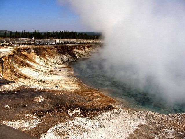 Parco di Yellowstone: Geysers, fumarole, sorgenti calde,....