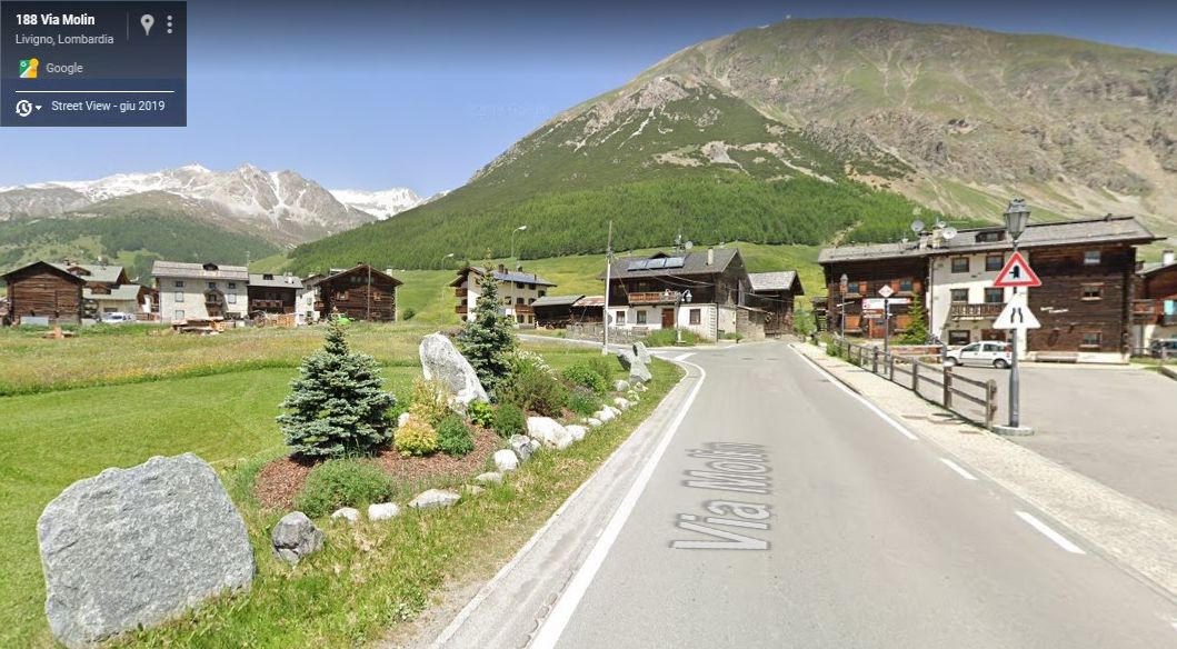 Un''aiuola coltivata a Livigno